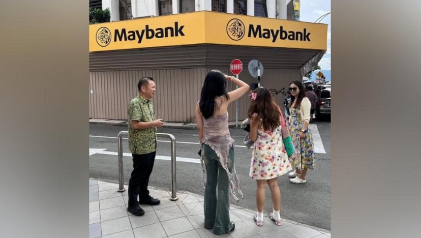 Maybank branch in Kota Kinabalu becomes popular attraction among China tourists