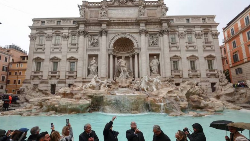 Rome's Trevi Fountain restored in time for Jubilee year